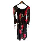 Disney Princess | Floral Rose Corset Long Sleeve Midi Chiffon Dress Size XS Photo 5