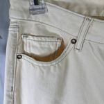 EXPRESS  Womens Jeans Size 10R Beige Distressed Denim High Rise Mom‎ Jeans Photo 2