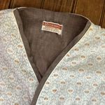 Women’s vintage 70s 2pc lightweight pajamas shorts size small/medium Brown Photo 2