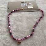 Urban Outfitters New  Cher Pearl Gem Heart necklace, choker Photo 0