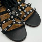 Sam Edelman Shaelynn Fringe Ankle Strap Studded Sandal Sz 8 Black Photo 13