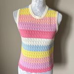 English Factory  Colorful Knit Top Sleeveless Vest Womens Size Xsmall Photo 1