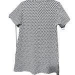 Piazza Sempione Piazza Italia Knit Sweater dress black white geometric sheath mini US sz M Photo 5