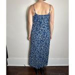 Roan and Ryan Blue Floral Midi Dress Size XS Photo 2