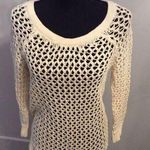 American Eagle  Medium M Crocheted Open Weave Sweater Long Sleeve Photo 0
