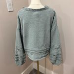 cupio  teal sweater large‎ Photo 1