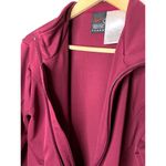 Nike Alpha Project Full Zip Jacket Womens Large 12-14 Vintage Maroon Fleece Line Photo 4