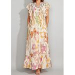 Anthropologie MAEVE x  Cassandra Maxi Dress, Peach, XS Photo 2
