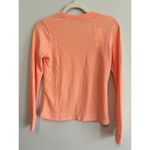 Outdoor Voices NWT The Fast track Waffle Long Sleeve Shirt in Melon Size S Photo 4