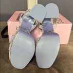 ALDO Barbie x BarbieParty Collection Blue Logo Platform Sandal Block Heel 10 NEW Photo 10