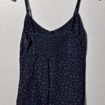 Old Navy  Women Floral Navy Blue top size XS Photo 2