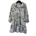 Anthropologie  Maeve Bettina Tiered Shirt Dress Oversized Cottagecore Linen XL Photo 1