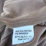 Mason Baker Drawstring Jogger Pants Khaki Stretch Taupe Brown Size Large Tan Photo 7