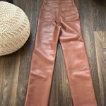 Wilfred  Brown Leather Pants Photo 3