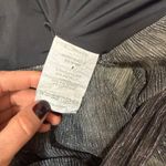 PatBo Ombre warp top metallic silver blouse XS Photo 8