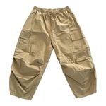 Anthropologie  Oversized Utility Ankle Pants Khaki Size XL NEW Photo 2