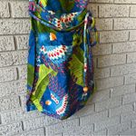 Farm Rio NWT  Blue Macaw Mini Wrap Dress Size XS Photo 4