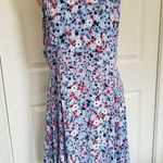 Calvin Klein Jeans Womens Light Blue Floral Summer Short Mini Dress Size XL Photo 0