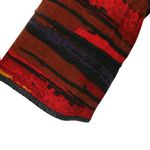 Ali Miles Southwestern Aztec Faux Leather Trim Cowl Neck Cardigan Sweater 2X Black Photo 2