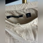 Insight Women's Beige Frayed Linen Cotton Jacket Dress Suit Set blazer Size 12 Photo 8