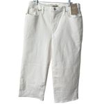 Madewell NWT  Tile White The Perfect Vintage Wide Leg Crop Jeans Size 33 Petite Photo 3