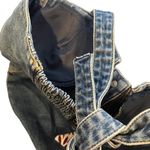 Alice + Olivia Janessa Mini Dress Sleeveless Denim Button Front Blue Size 6 Photo 12