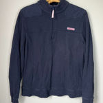 Vineyard Vines  Navy Blue Quarter Zip Women's Medium Photo 0