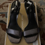 Michael Kors  Black and Silver Heels Photo 0