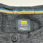 Meriwool Layers Womens Large 190g Grey Gray Wool Long Sleeve Henley Shirt *FLAW Photo 3