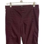 H&M Women's Solid Skinny Slim Moto Biker Style Purple Plum Pull On Pants Size 4 Photo 1