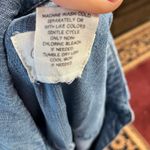 Andrea Jovine Andrea‎ Jovine Chambray Tencel Shirt Dress Blue Small Lightweight V-Neck Pockets Photo 9