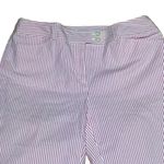 Jones New York Jones NY pink pinstripe seersucker capri pants Photo 1