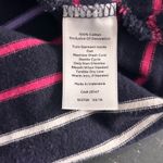 Talbots  Womens‎ Blouse Size X Striped Cotton Top Long Sleeve Boat Neck Colorful Photo 6