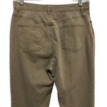 Jones New York Jeans Khaki Tan Denim Size 12 Mom Jeans Straight Leg High Waisted Photo 2