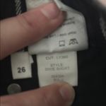 Reformation  Dixie sulu stripe high rise cut off denim jean shorts Photo 8