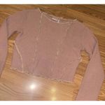 Urban Outfitters Out From Under Bella Thermal Seamed Long Sleeve Top Size Medium Photo 4