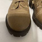 Guess Boots Size 7 Combat Buckled Block heel Light Brown Photo 1