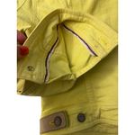 Pilcro and the Letterpress Women's yellow denim jacket. Size LargeP Photo 5