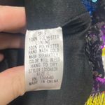 L'ATISTE L’ATISTE NEW rainbow striped sequin v-neck mini dress size large women’s Photo 4