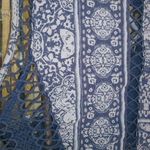 Lucky Brand  S Navy Crocheted Trim Boho Top Photo 1