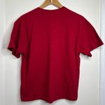 Gildan  Heavy Cotton Red Patriotic Dog T Shirt Large GSP Rescue Short Sleeve Photo 3