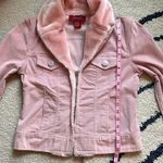 Corduroy and Faux Rabbit fur jacket Pink Size undefined Photo 3