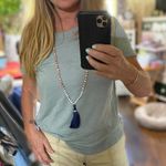 Rhodochrosite Howlite Gemstone Mala Necklace Photo 2