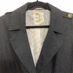 Tulle Dark Gray Wool Blend One Button Blazer Jacket Size M Photo 1
