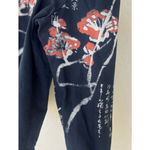 VTG Jess & Jane Art of Asia Zip Jacket Black Floral Embellished Rhinestone USA Size XL Photo 3