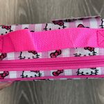 Hello Kitty Sanrio  Lunch BOX  Lunch Bag Snack Tote Girls Insulated Pink Stripes Photo 2