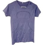 Lululemon Purple Swiflty Tech Seamless Short Sleeve Size 6 Athletic Workout Photo 0
