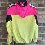 PINK - Victoria's Secret RARE Victoria’s Secret PINK Colorblock Neon Pink Yellow Los Angeles Windbreaker Photo 6