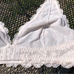 Free People Intimately White Lace Galloon Bralette L Photo 3