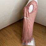 VTG Faith Passion Babydoll Dress Womens 16 Paisley Floral Lace Milkmaid Y2k Boho Red Photo 6